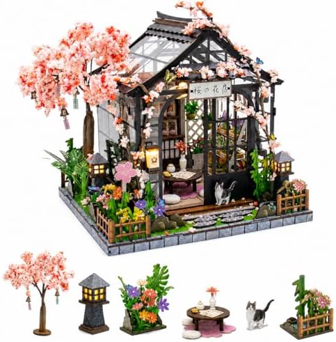 Spilay DIY Miniature House Kit for Adults, Miniature Dollhouse Building Kit by SpilayDIYDollhouseMiniature