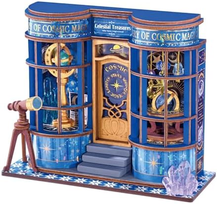 Rolife DIY Miniature House Kit 1:32 Astronomy Shop Diorama Dollhouse Tiny House Model Building Set, Hobby Crafts for Adults Gifts for Him Her by Rolife