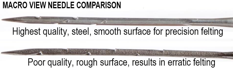 Felting Needles, 40 Gauge Spiral, Groz-Beckert High Carbon Steel, 5 Pack - Image 2