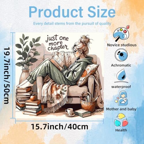 Paint by Numbers Kit for Adults Book Paint by Numbers for Adults Beginner - Image 3