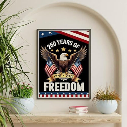 American Eagle Paint by Numbers Kit for Adults Framed Canvas, Frameworkless - Image 5