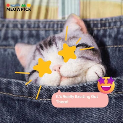 MeowPick Needle Felting Kit for Beginners, DIY Realistic Cat Head with Video Tutorials, Wool Felt Supplies for Adults, Gift for Cat Lovers (Ginger) - Image 3