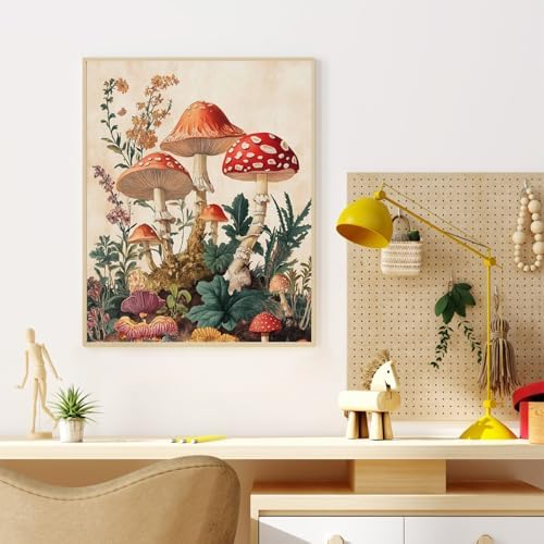 Dawnsphere Mushroom Paint by Numbers Kit for Adults Without Frame 16x20 in - Image 2