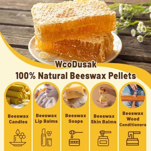 WcoDusak 6LB Beeswax Candle Making Kit for Adults with Digital Wax Melter - Image 3