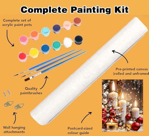 Meothan Paint by Numbers Kit for Adults Beginner 16x20 inch (Without Frame) - Image 5
