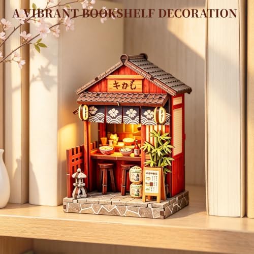Book Nook Kit, DIY Miniature House Dollhouse Kit for Adults and Teens - Image 3