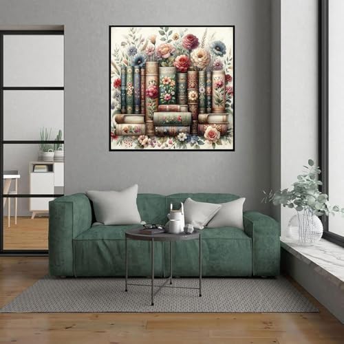 Xylogist Book Diamond Art Kits for Adults, 5D Diamonds Painting 12x12 inch - Image 3