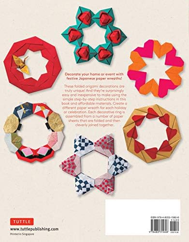 Beautiful Origami Paper Wreaths: Handmade Japanese Decorations for Every Occasion (Tuttle Specials) - Image 2