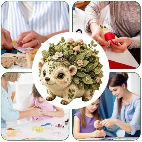 Handmade Sewing Craft Kit with Pre-Cut Fabric & Stuffing - Image 5