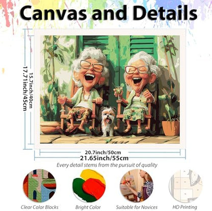 Paint by Numbers Kit for Adults, Adult Paint by Number Kits 16x20 Inch - Image 3