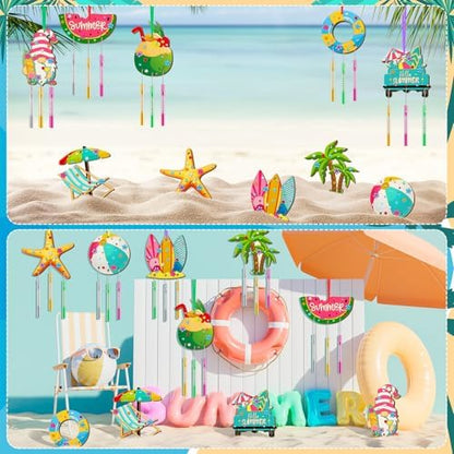 JellyArch Summer 30 Pack DIY Wind Chime Kit Art and Crafts - Image 5