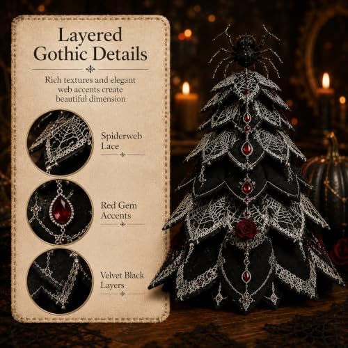 2026 New Christmas & Halloween DIY Quilted Fabric Tree Kit, 3D Layered Sewing Craft Set for Beginners, Christmas Tree Quilt Kit, Handmade Tabletop Holiday Decor, Gift for Craft Lover - Image 5