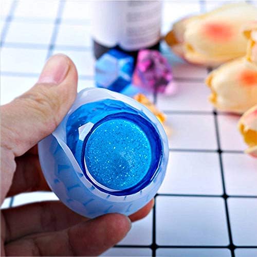 Resin Molds Silicone Kit 20Pcs,Epoxy Resin Molds Including Sphere,Cube,Pyramid,Square,Round, Used for Create Art,DIY,Coasters,Candles.Bonus Decorative Sequins and The Complete Set(20PCS Resin molds) - Image 2
