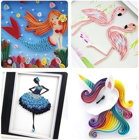 Zorfeter 9 Sets Multi-Color Quilling Paper Strips Kits - Image 6