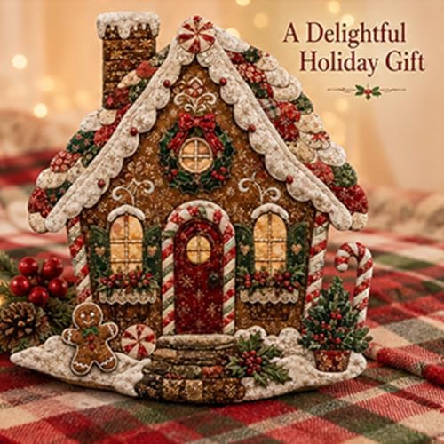 Christmas Patchwork Fabric DIY Decor Kit, Adult Sewing Handcrafted Set, Pre-Cut Fabric Squares, Make Your Own Christmas Tree Ornaments, Holiday Decoration Gift for Beginners(Dachshund) - Image 6