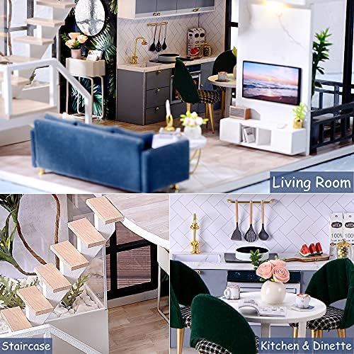 DIY Miniature Dollhouse Kit with Furniture Plus Dust Proof & Music Movement - Image 4