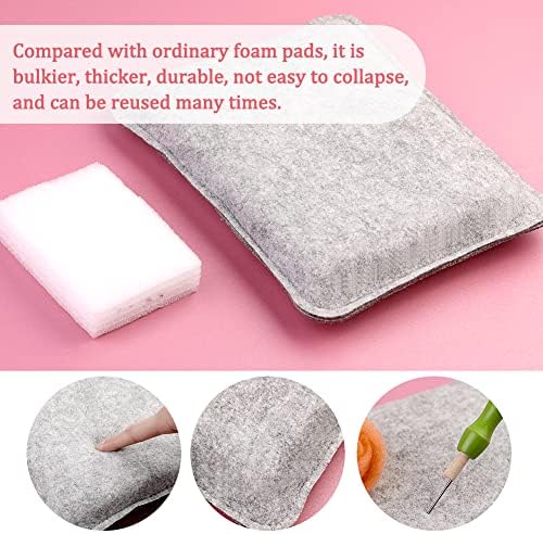 WONVOC Needle Felting Pad, 9.84'' x 7.87'' x 1.38'', Needle Felting Tools - Image 5