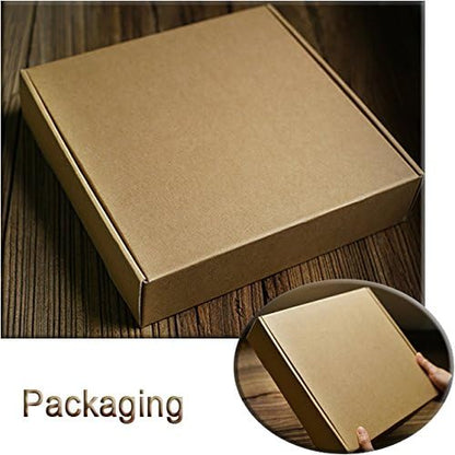ADVcer Photo Album or DIY Scrapbook (10x10 inch 50 Pages Double Sided), Vintage Leather Cover Three-Ring Binder Picture Booth Albums with 9 Colors 408pcs Self Adhesive Photos Corners for Memory Keep