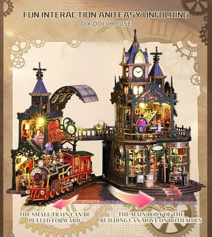 Spilay DIY Miniature House Kit for Adults, Vintage Dollhouse Building Kit - Image 6