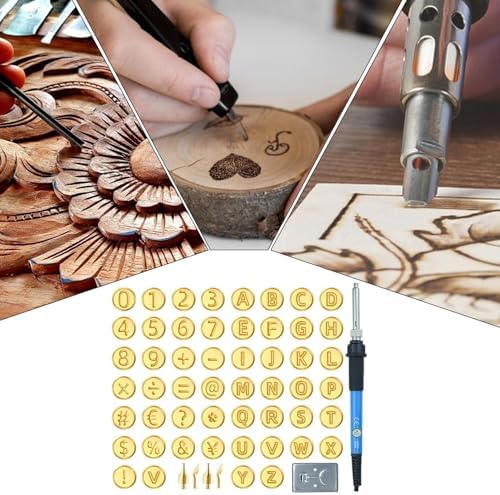 Wood Engraving Tool Adjustable Temperature Pen Pyrography Work Mold - Image 6