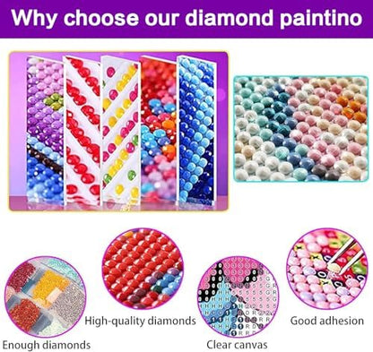 Diamond Art Kits for Adults, Cross Diamond Art Painting Kits for Adults - Image 5