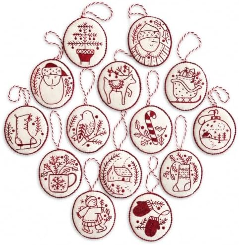 DIY Felt Christmas Ornament Kit - Create Handmade Holiday Decorations by Unknown