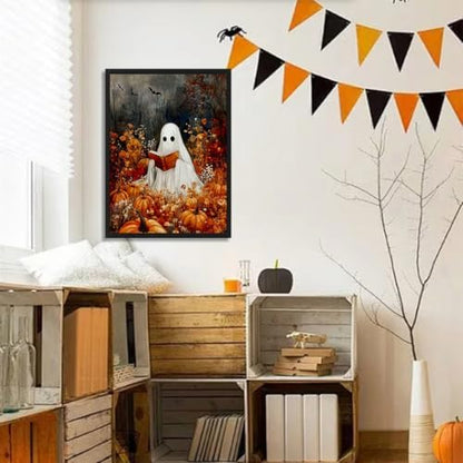 Halloween Paint by Numbers Kit for Adults Ghost Paint by Numbers for Adult - Image 2