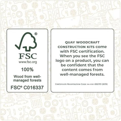 Stag QUAY Woodcraft Construction Kit FSC - Image 4