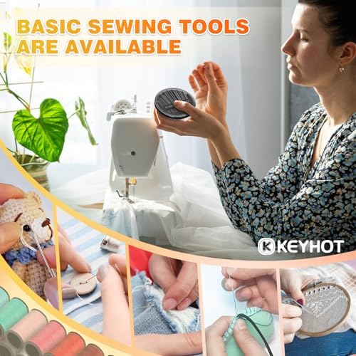KEYHOT Sewing Kit for Adults, Needle and Thread Kit, Travel Size 87 Pcs - Image 3