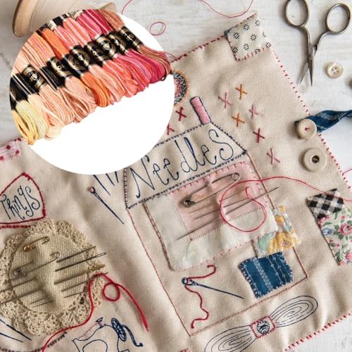 12 Skeins 105 Yards Cross Stitch Floss Colorful Embroidery Thread 6 Ply Variegated Friendship String Polyester Threads Bulk for Sewing Making Bracelets Clothes Stitching Decor Craft DIY - Image 6