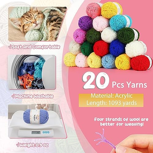 Aeelike Crochet Starter Kit with Everything, White - Image 3