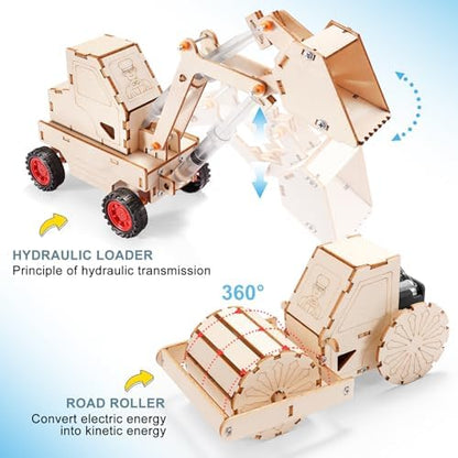 STEM Wood Building Crafts Kits for Kids Ages 8-10 8-12, Boys STEM Toys 8-13 - Image 3