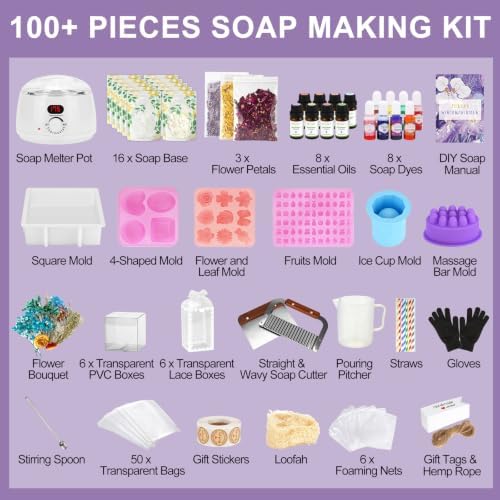 Soap Making Kit for Adults & Beginners, DIY Soap Making Supplies - Image 2
