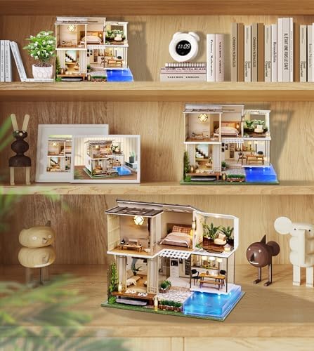 Spilay DIY Miniature House Kit for Adults, Miniature Dollhouse Building Kit - Image 5