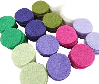 YSKWA 128 Wool Blend Felt 1" Circles - English Garden Colors - Made in USA - OTR Felt by RibbonandBowsOhMy