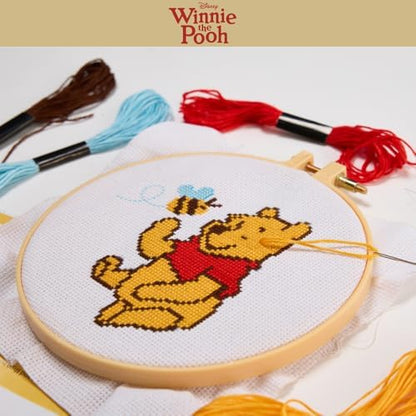 Innovative Designs Disney Winnie The Pooh Cross Stitch Kit for Adults and Kids, Easy Cross Stitch Kit, Instruction Manual - Image 2