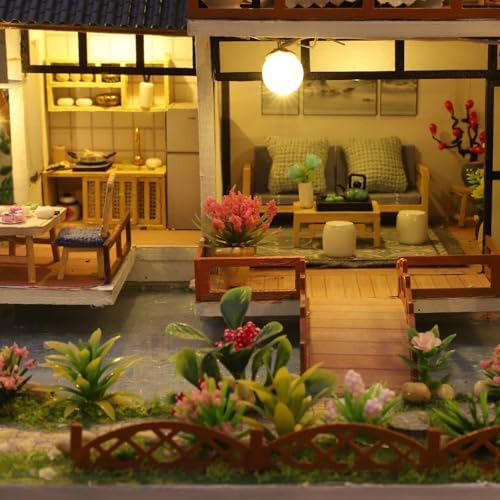 YSWOOD WORLD DIY Miniature House Kit for Adults, Mini House Kit with LED - Image 5