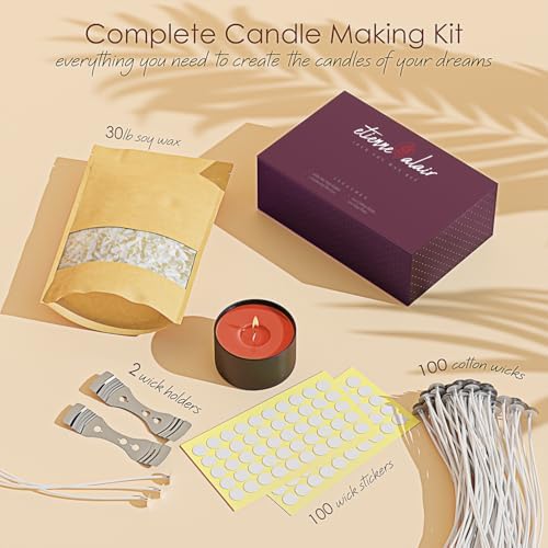 Etienne Alair Organic Candle Wax, Pure Soy Wax for Candle Making, 30 lbs - Image 2