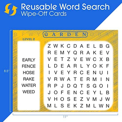 Keeping Busy Word Search 2 Dementia Activities for Seniors | Alzheimer Products for Elderly Patients | Fun Memory Game Toy & Cognitive Brain Puzzle for Senior Citizens w/Memory Loss or Alzheimers - Image 2