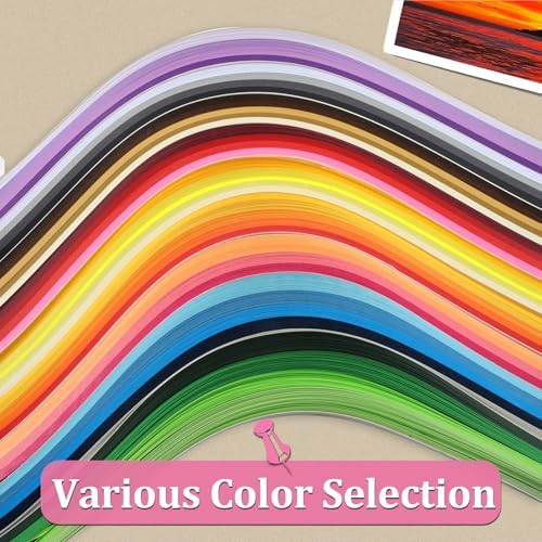 Zorfeter 9 Sets Multi-Color Quilling Paper Strips Kits - Image 4