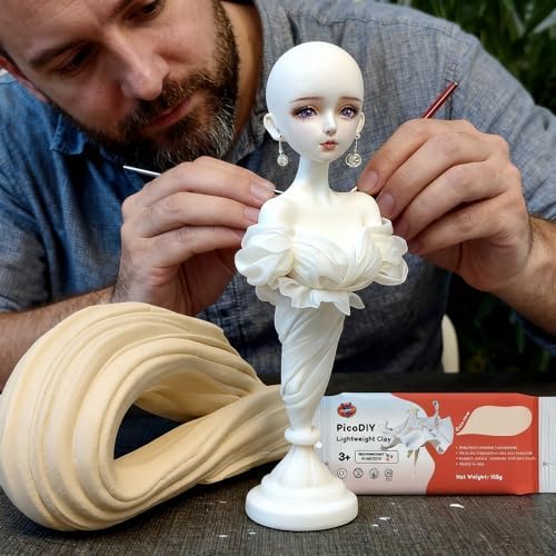 Air Dry Clay Lightweight, Flexible Modeling Clay for Adults Arts and Crafts - Image 3
