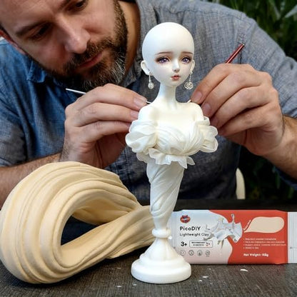 Air Dry Clay Lightweight, Flexible Modeling Clay for Adults Arts and Crafts - Image 3