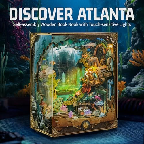 DIY Book Nooks Submarine Underwater Discover Atlanta Tiny Hous Kit - Image 2