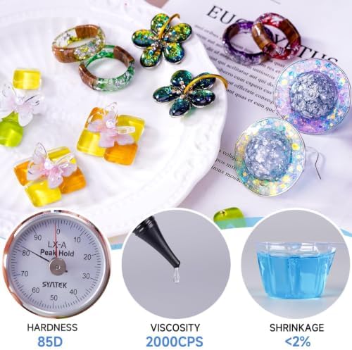 LET'S RESIN UV Resin, 300g Hard Resin Kit for Craft, Casting, Silicone Mold - Image 3