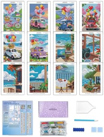 forever young Sea Echo & Dream Journey Small Diamond Art Kits, 5x7In Canvas by FOREVERYOUNG