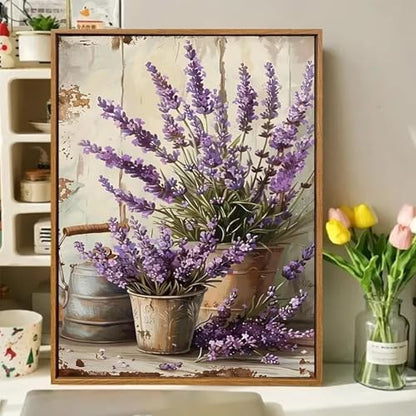 Paint by Numbers Kit for Adults Flower, Paint by Number for Adults 16x20 in - Image 2