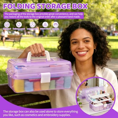 LOKUNN 55 Colors Needle Felting Kit 311 Pcs Felting Wool Kit Wool Roving - Image 5