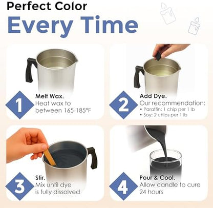 Candle Dye Chips Variety Pack, 20 Colors, Soy & Paraffin Candle Making - Image 3