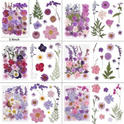 412 Pcs Dried Flowers for Crafts,Real Nature Dried Flowers for Resin - Image 2