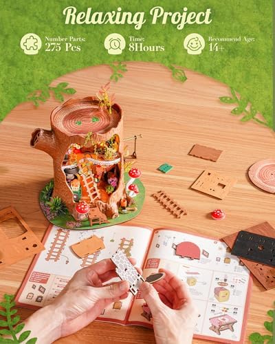 Rolife Tree House DIY Miniature Dollhouse Kit Gift for Adults - Image 4